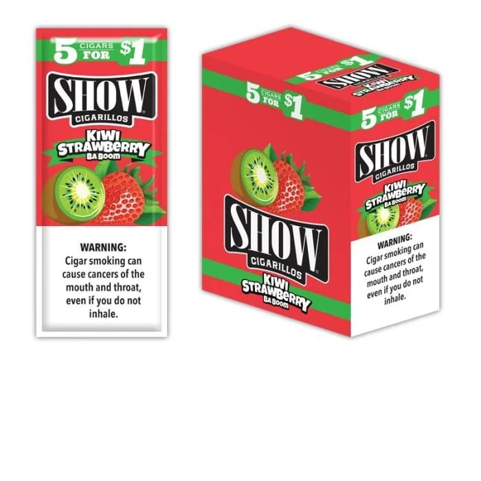 Show Cigarillos Kiwi Strawberry BaBoom 75CT - Image 2