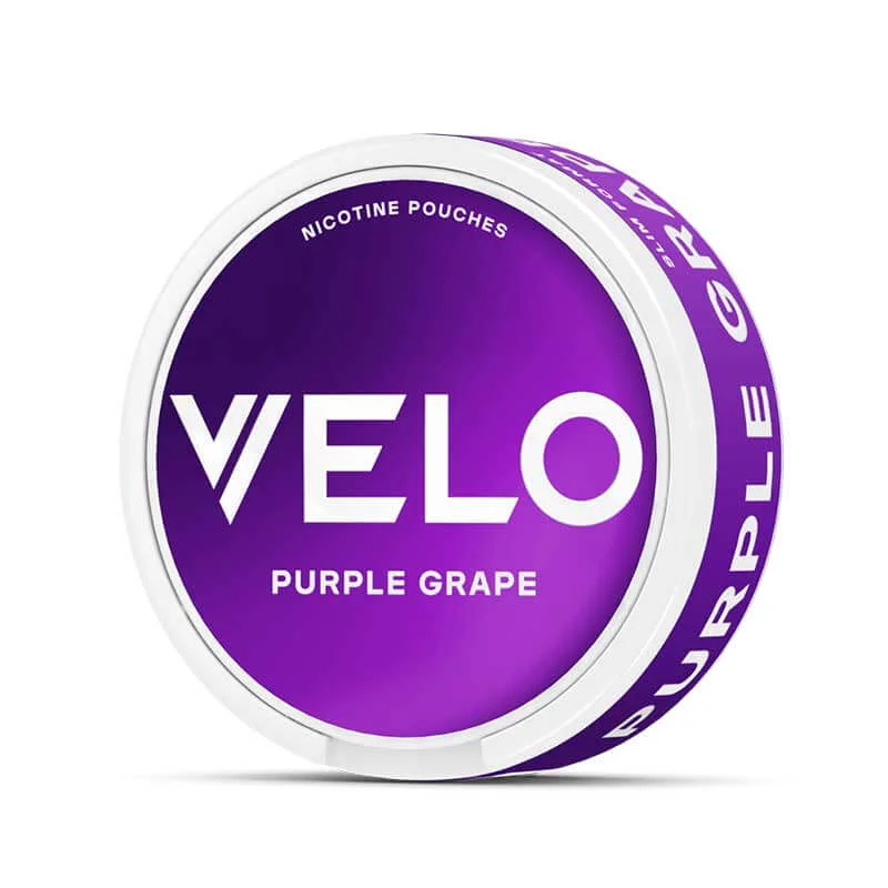 Velo Purple Grape Slim Nicotine Pouches – Original (10mg)
